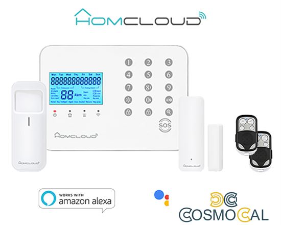 Kit Antifurto wireless 10P Homcloud Wi-Fi + GSM PRO
