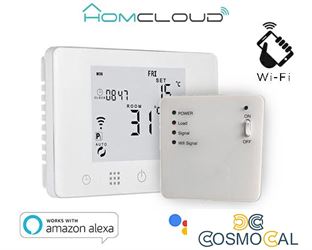 Cronotermostato digitale Homcloud wi-fi con ricevitore RF