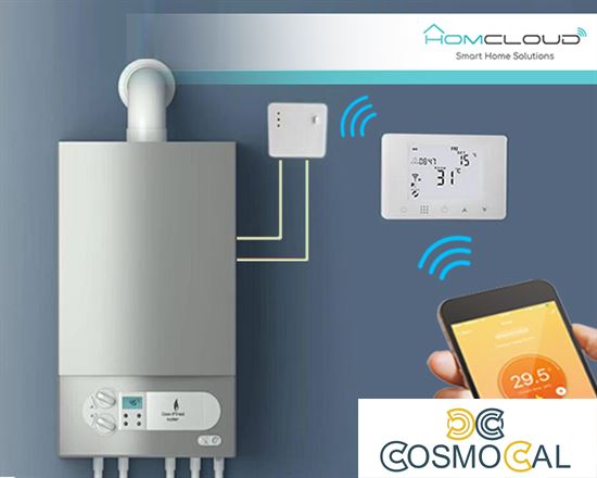 Cronotermostato digitale Homcloud wi-fi con ricevitore RF