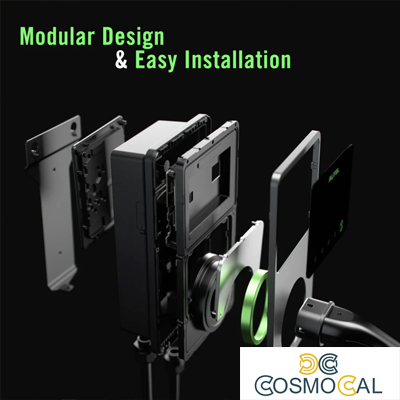 Colonnina di ricarica AC 7Kwh - IP65 1FASE+CAVO