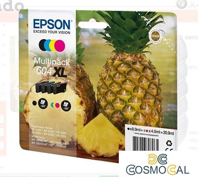 Epson 604XL Serie Ananas Multipack 4 colori Formato XL